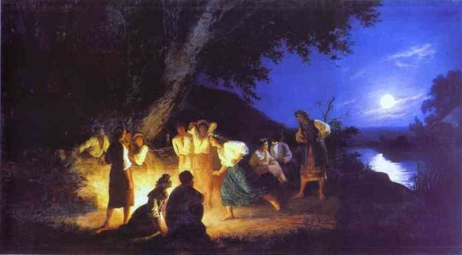 Night on the Eve of Ivan Kupala, image from Wikicommons.