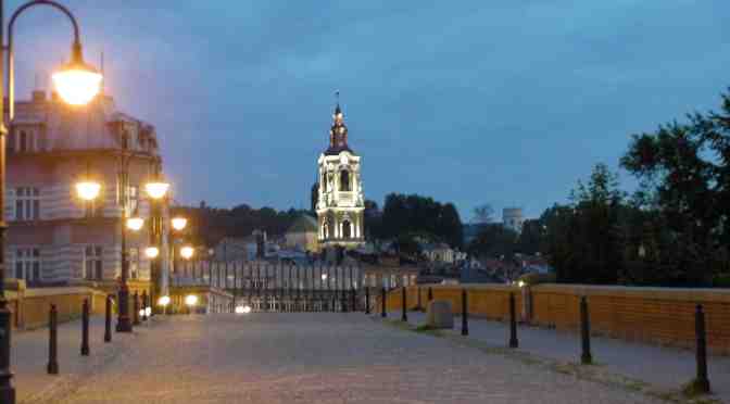 Przemysl at night.