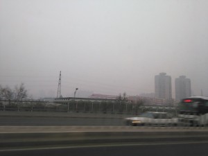 Smoggy Beijing