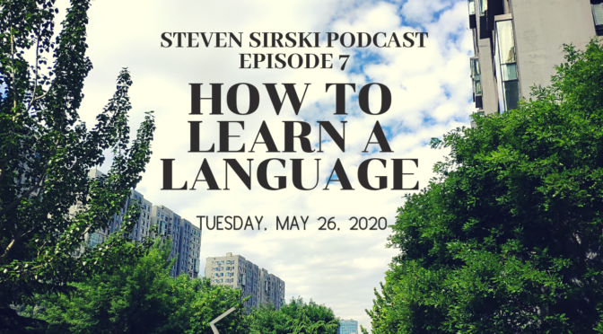 SSP7 – How to learn a language