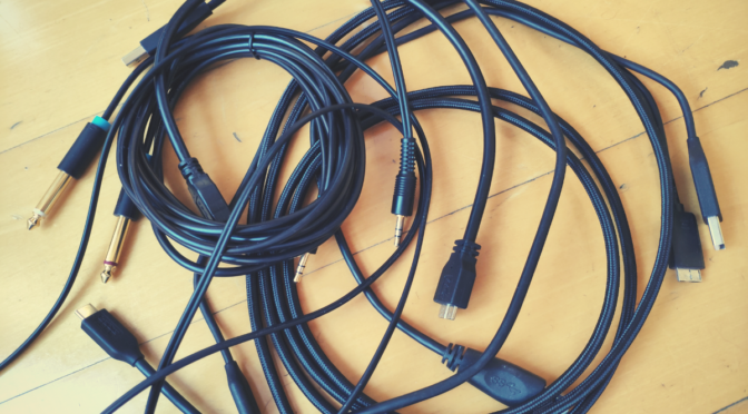 Cords on the ground